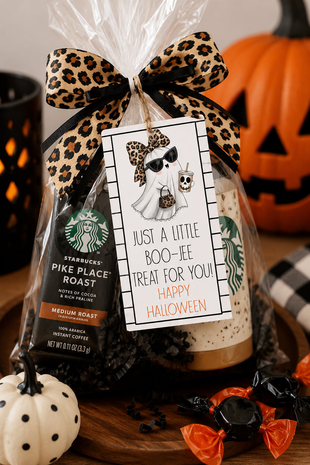 Boo Jee Halloween Instant Download Tag