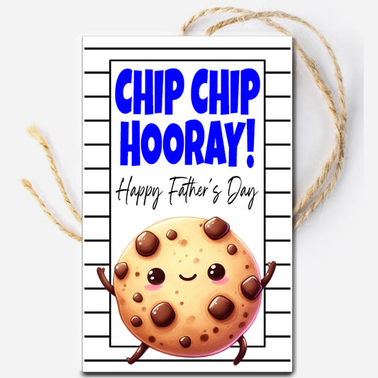 Chocolate Chip Father's Day Instant Download Tag