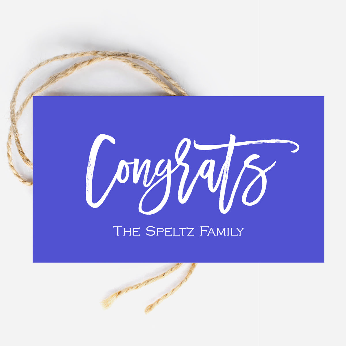 Congrats Personalized Tag