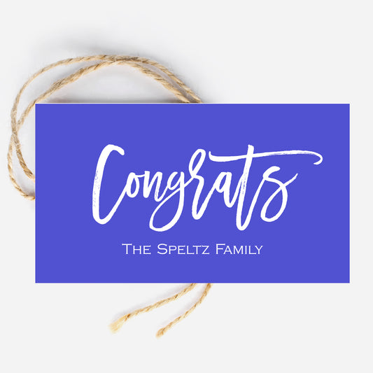 Congrats Personalized Tag