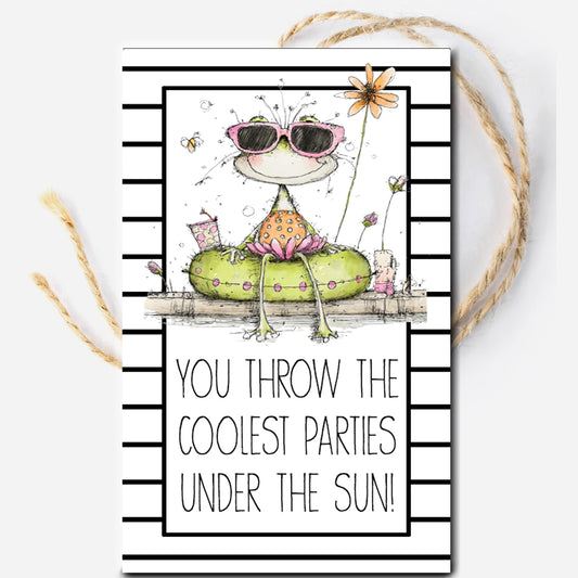 You Throw the Coolest Parties Under the Sun Instant Download Tag