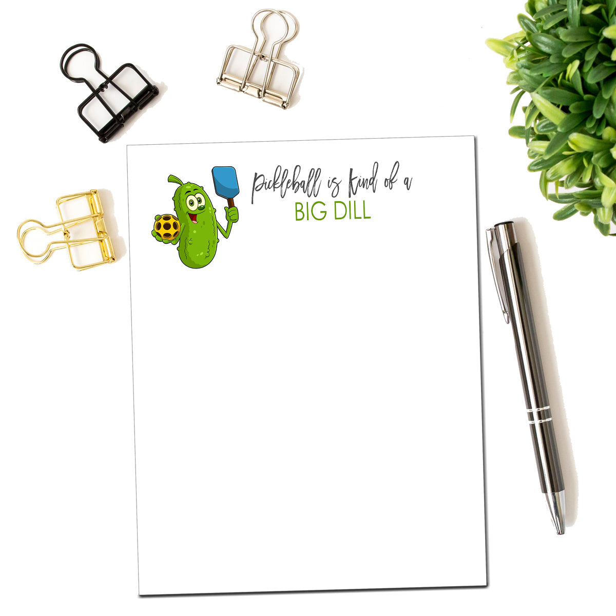 Funny Pickleball Notepad