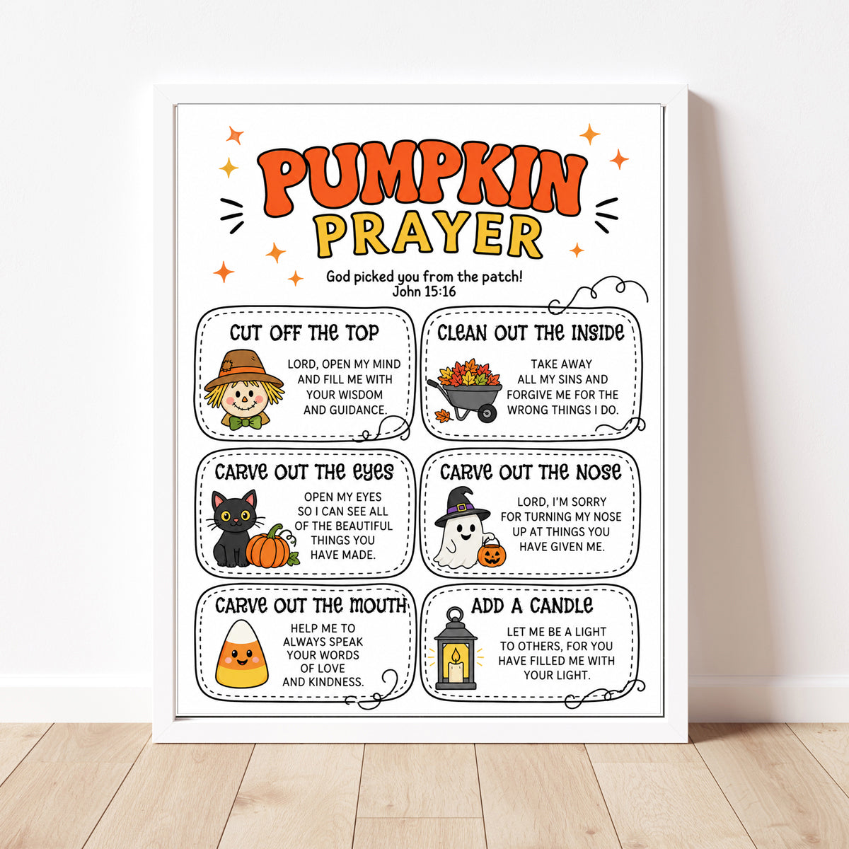 Pumpkin Prayer Instant Download