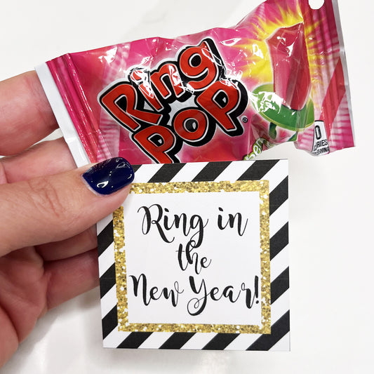 Ring in the New Year Instant Download Tag