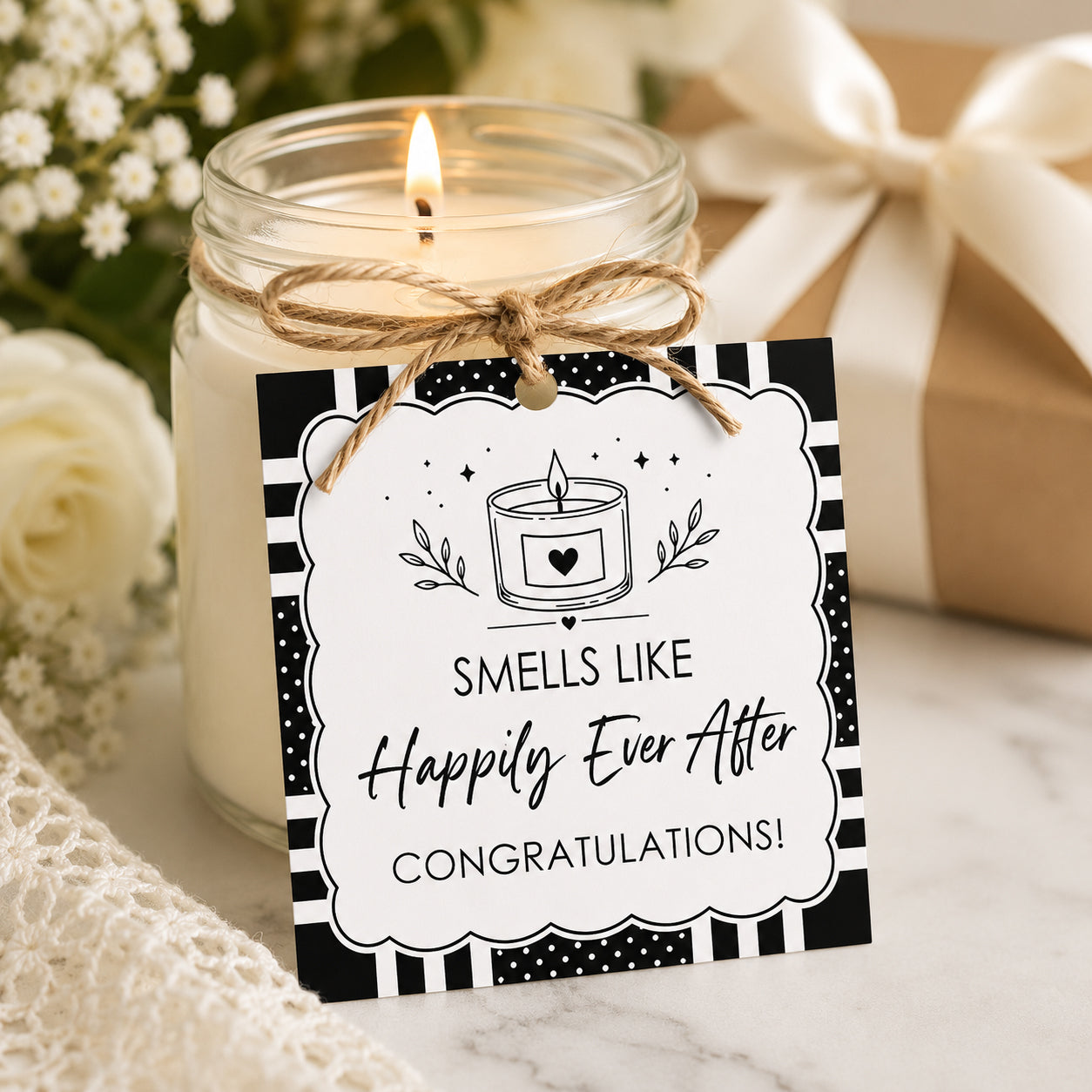 Smells like Happily Ever After Anymore Instant Download Tag