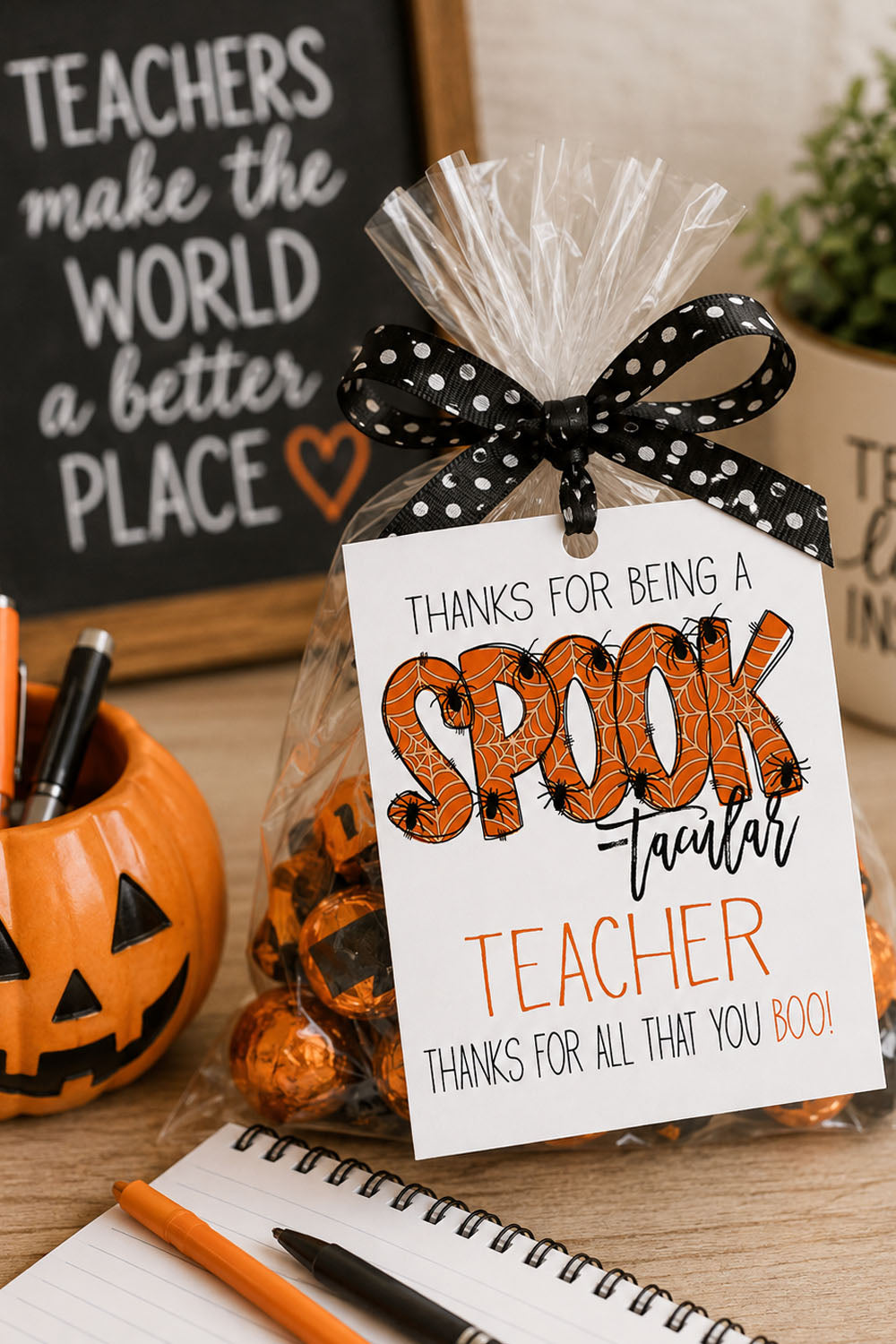 Halloween Spooktacular Teacher Instant Download Tag