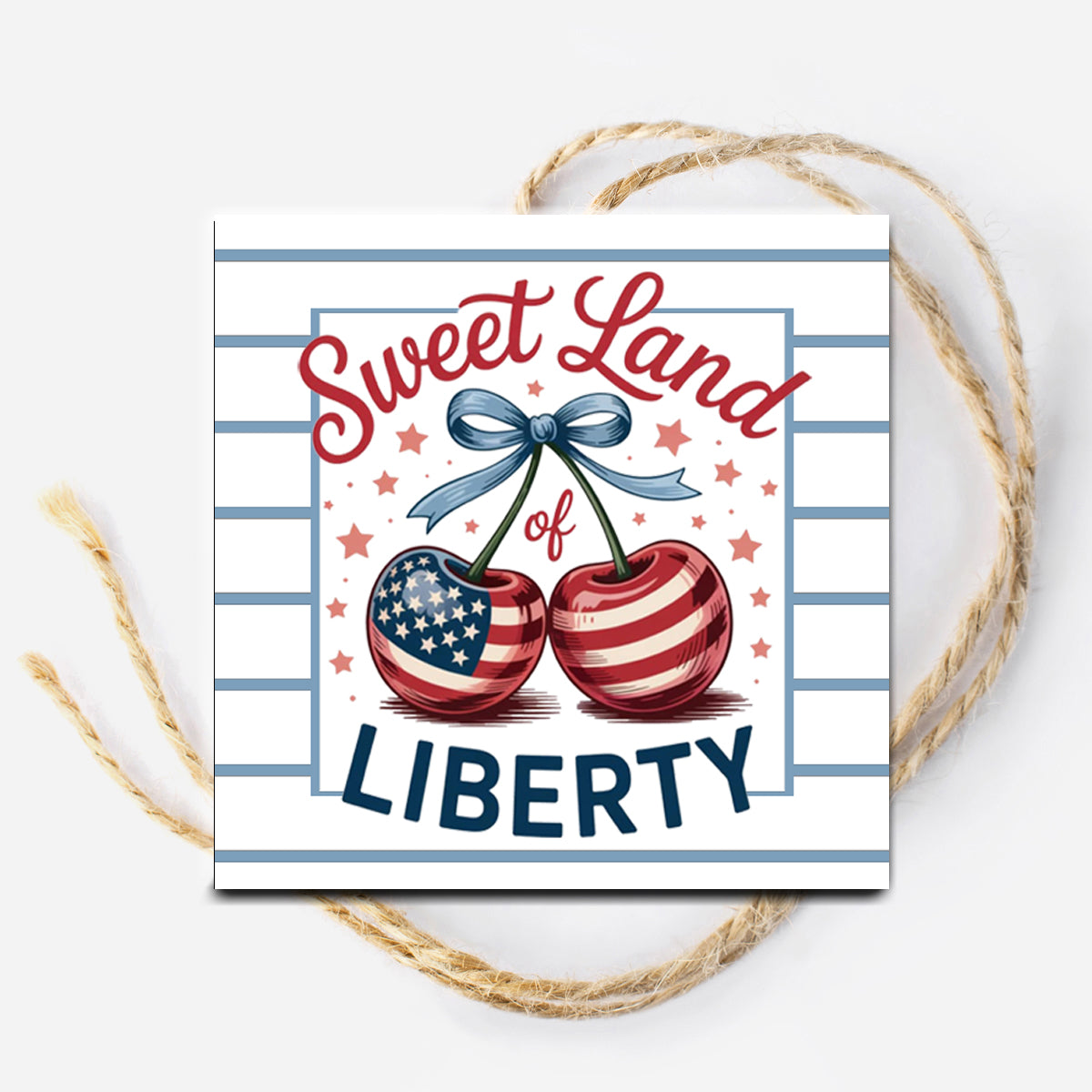 Sweet Land of Liberty Instant Download Tag