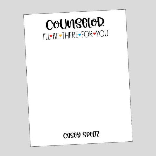 Counselor Friends Notepad