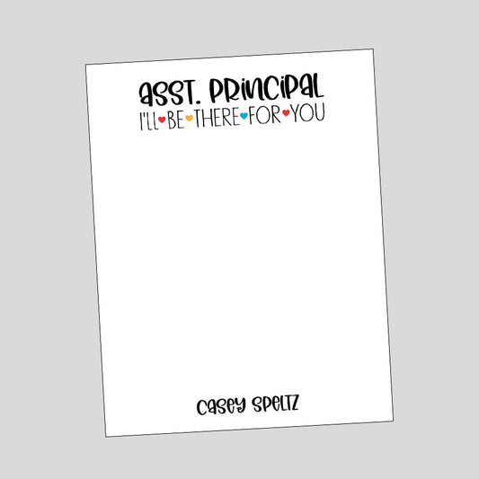 Assistant Principal Notepad