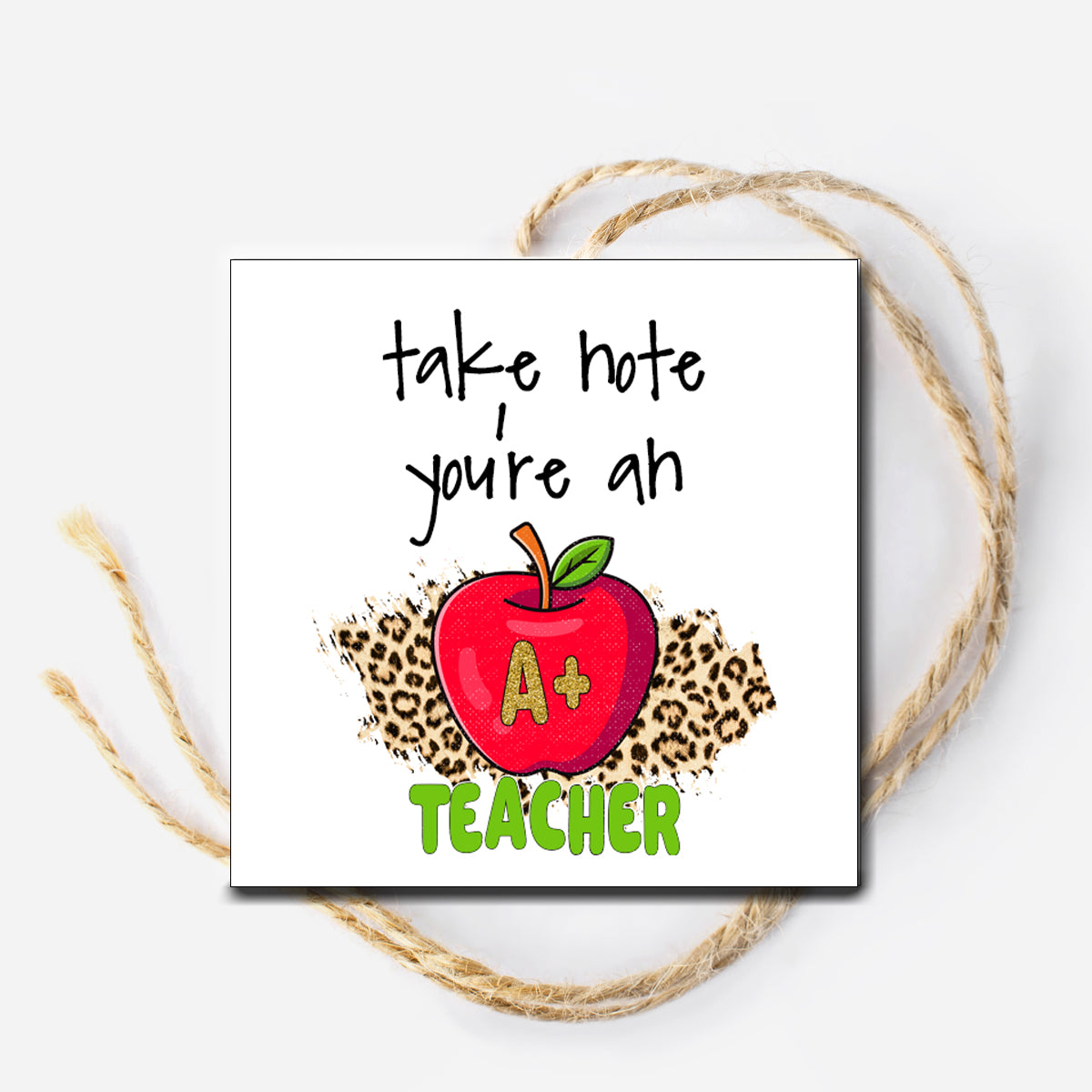 A+ Teacher Instant Download Tag