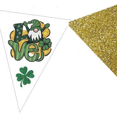 St. Patrick Gnome Banner - Instant Download