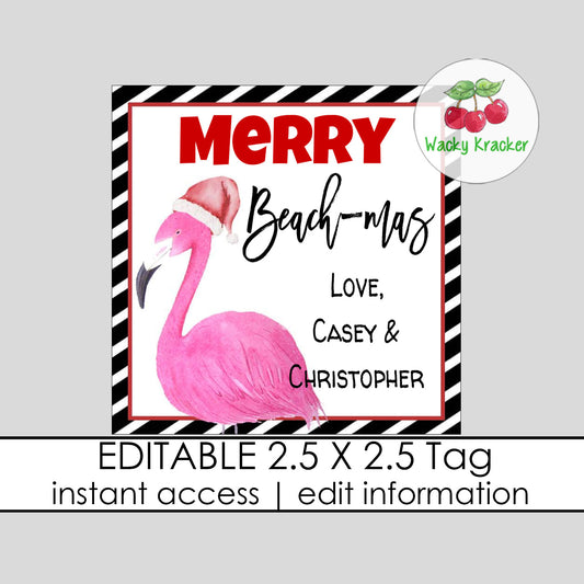 Beachmas Gift Tag