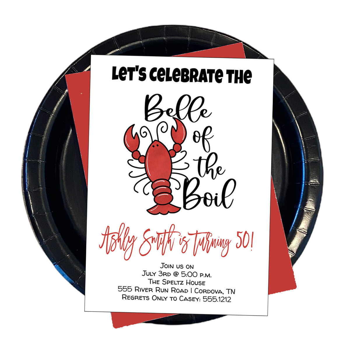 Belle of the Boil Party Invitation