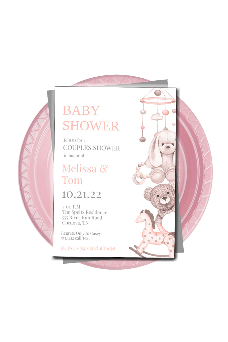 Boho Nursery Baby Shower Invitation