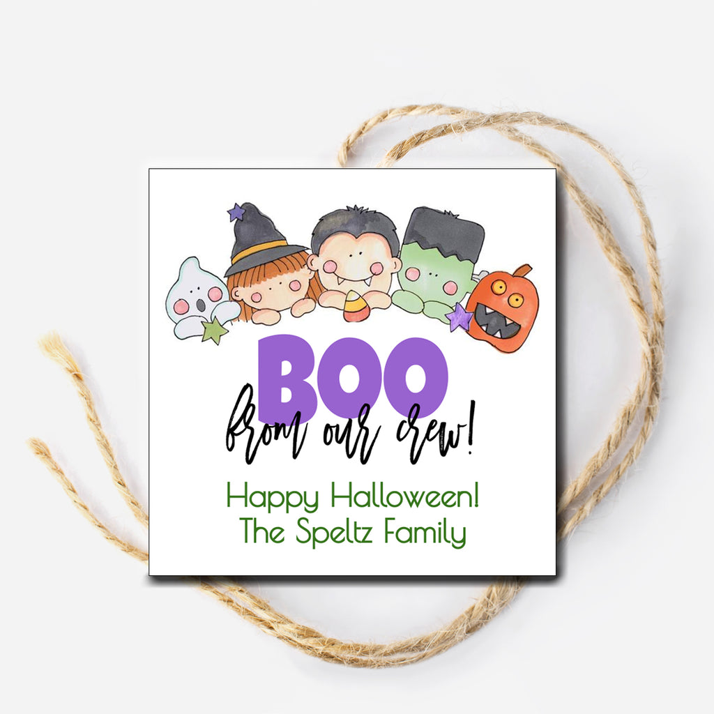 Boo from our Crew Gift Tag