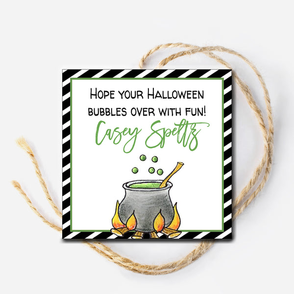 Bubbles Gift Tag