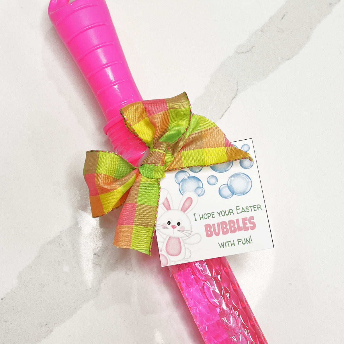 Easter Bubbles Instant Download Tag
