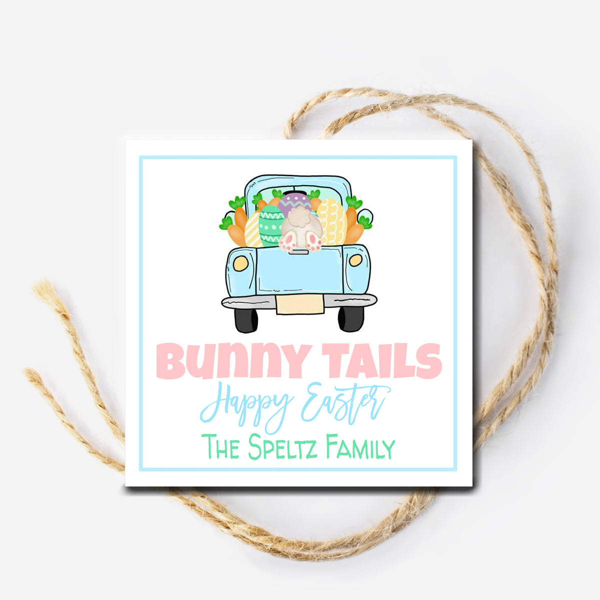 Bunny Tails Gift Tag