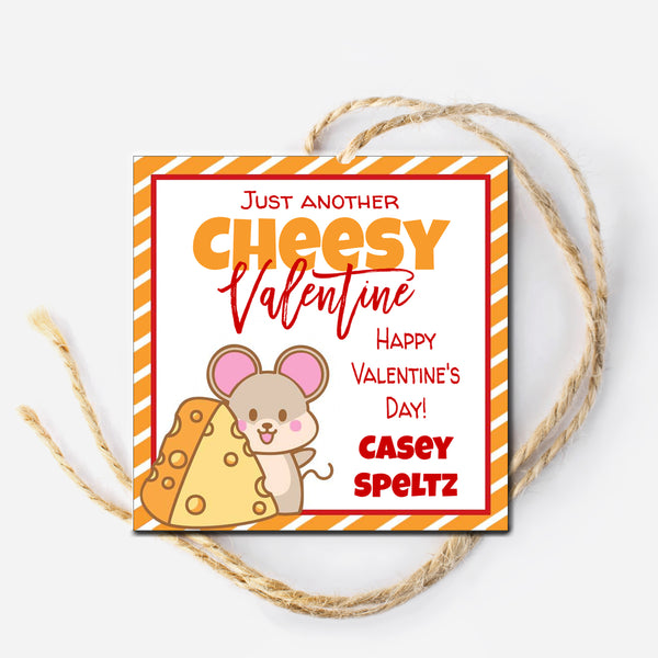 Cheese Valentine Tag