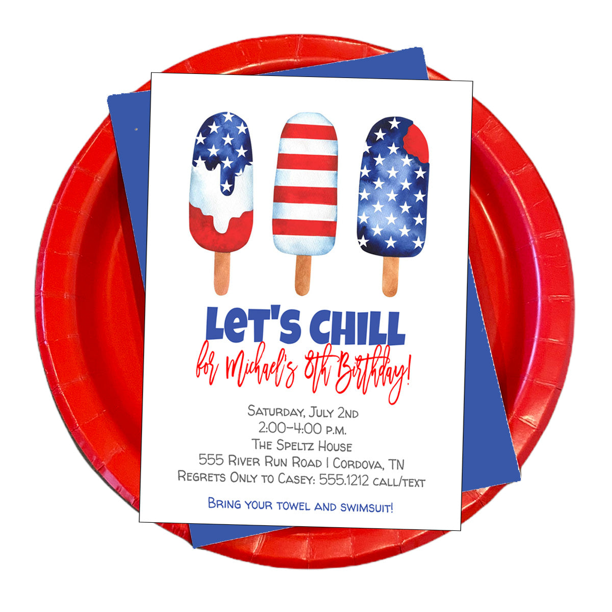 Let's Chill Invitation