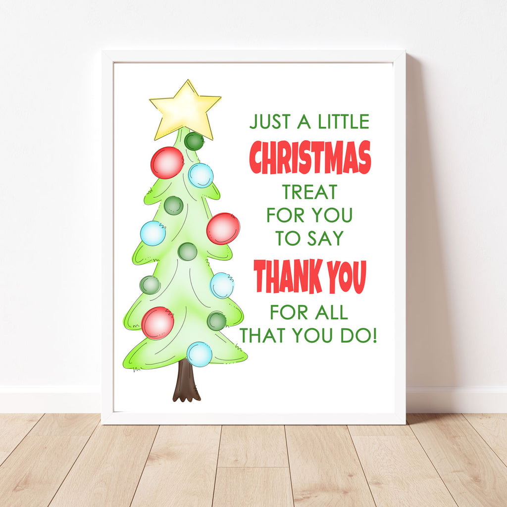 Christmas Appreciation Sign