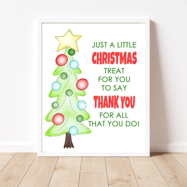 Christmas Appreciation Sign