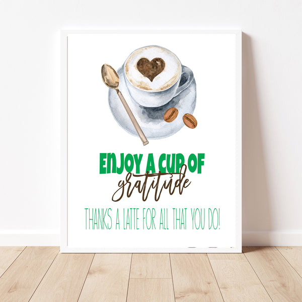 Coffee Appreciation Sign