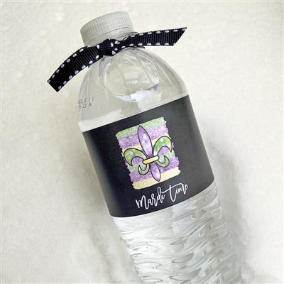 Mardi Time Water Bottle Wraps