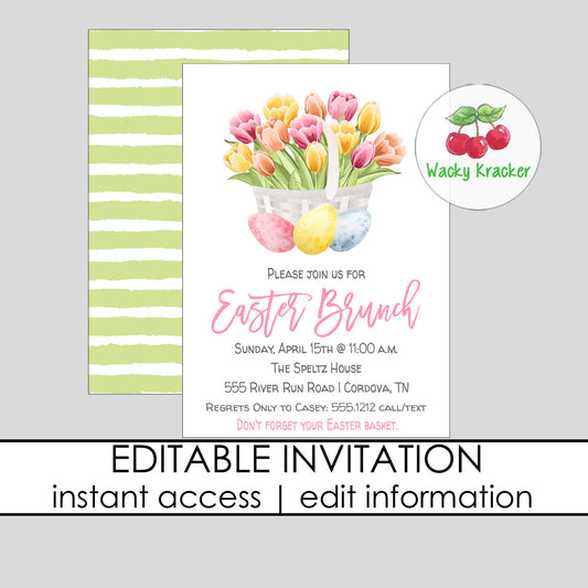 Tulip Invitation
