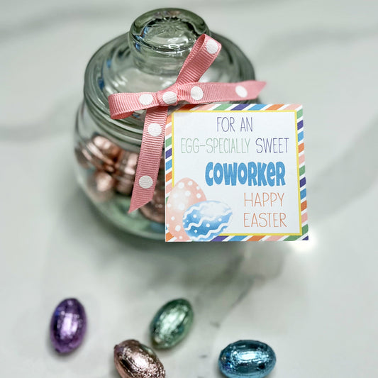 Egg Coworker Instant Download Tag