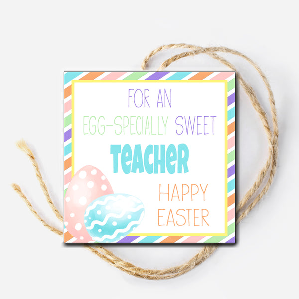  Egg Teacher Instant Download Tag