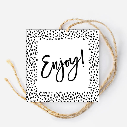 Enjoy Instant Download Gift Tag