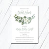 Eucalyptus Bridal Shower Invitation