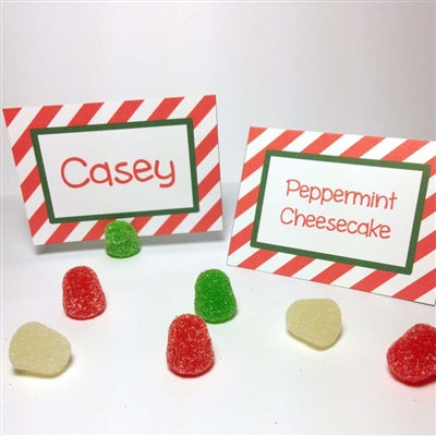 FREE Peppermint Buffet Cards