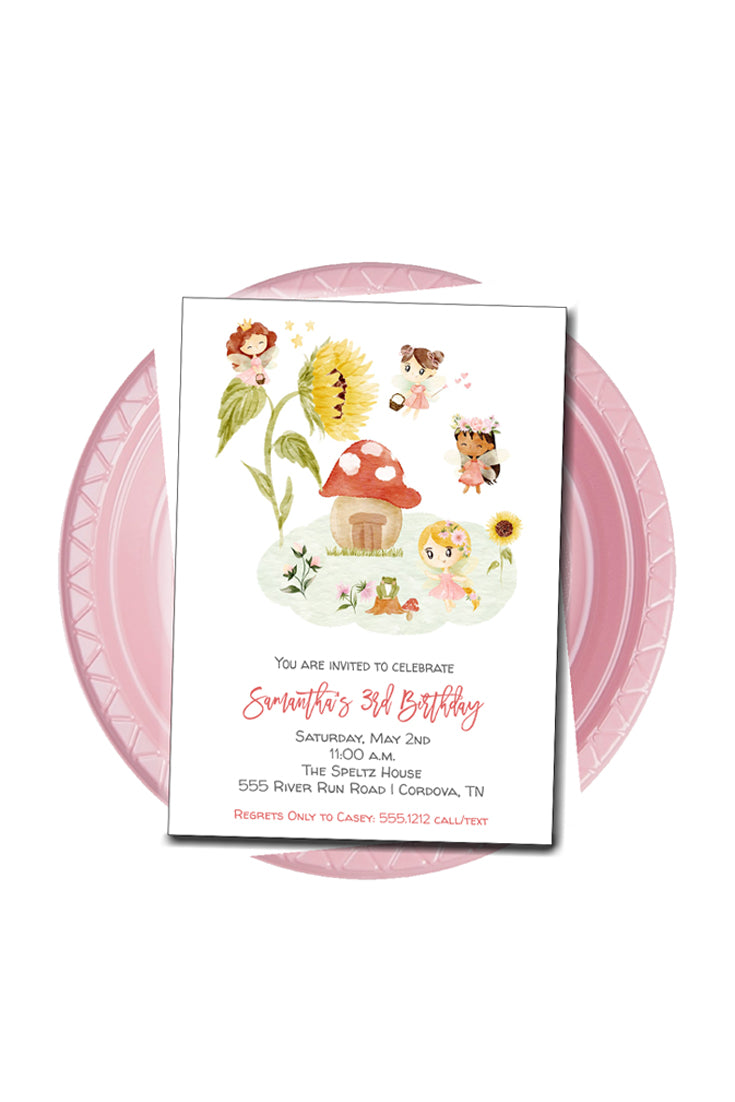 Fairy Birthday Invitation