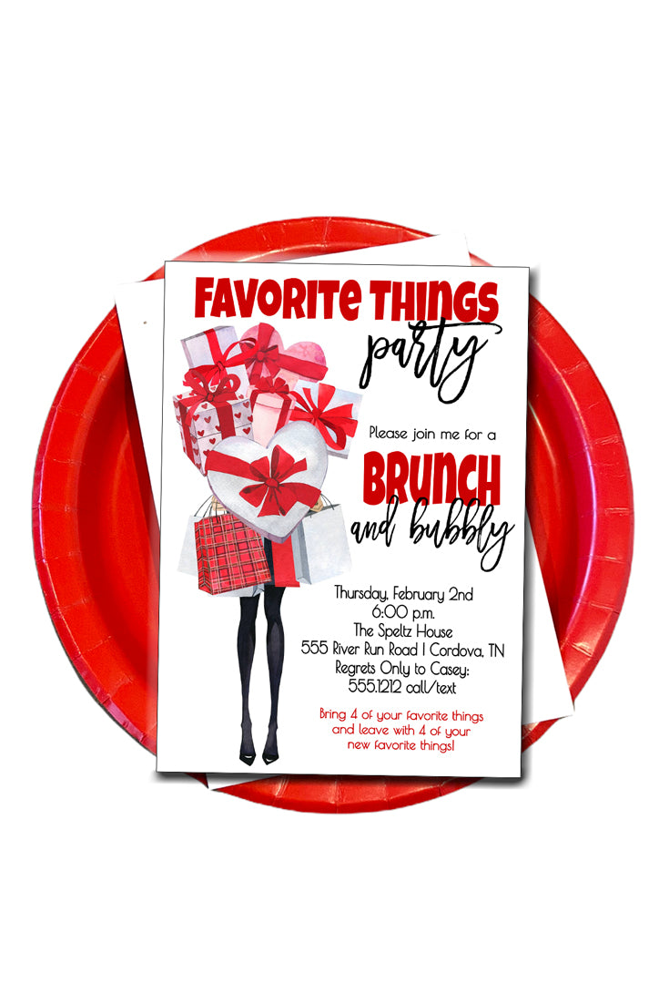 Valentine Pop Up Shop Invitation