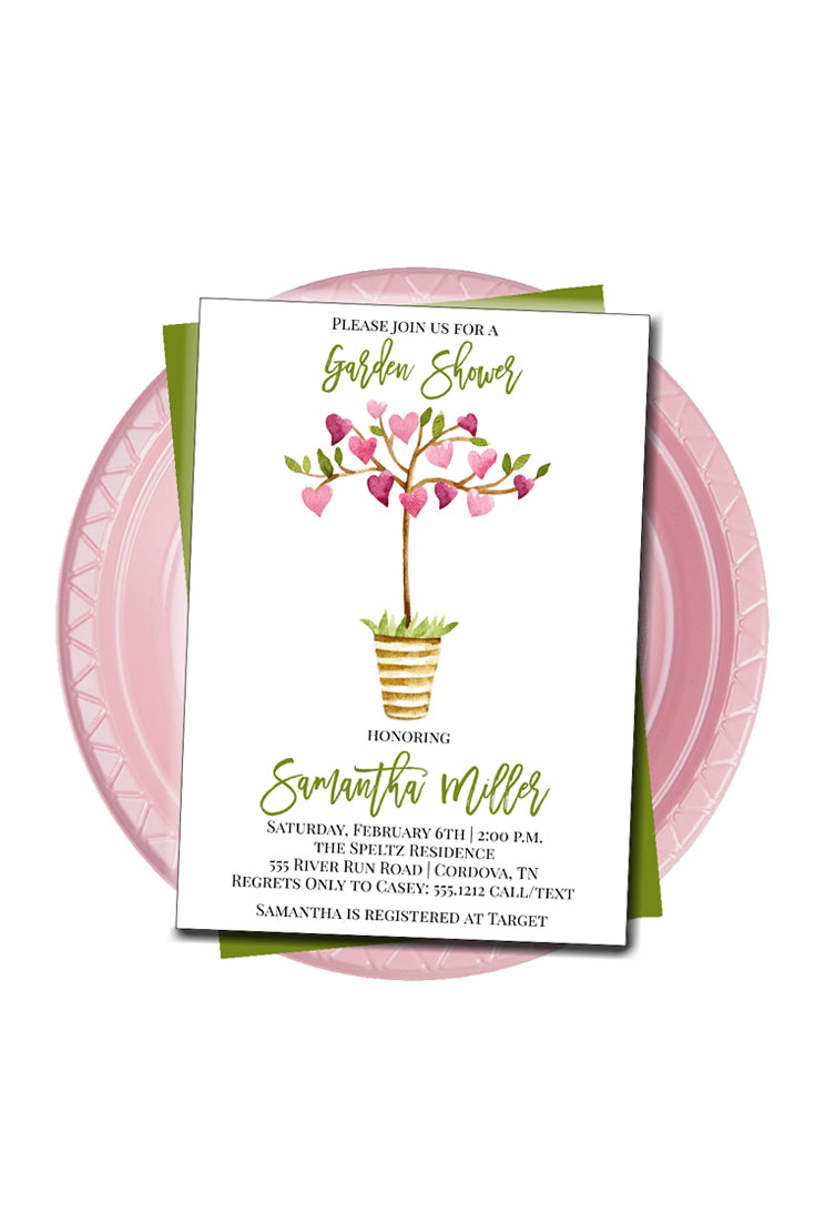 Garden Shower Invitation