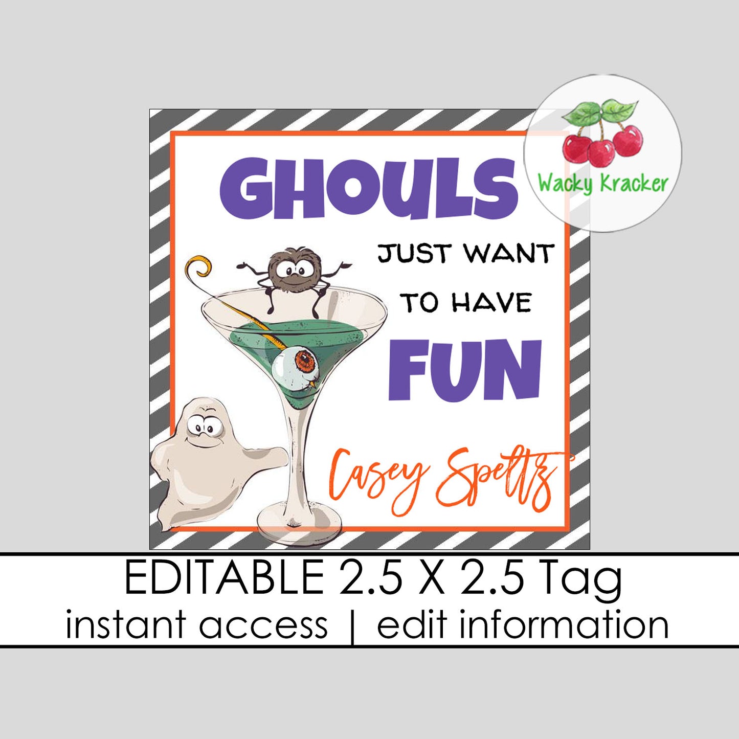 Ghouls Gift Tag