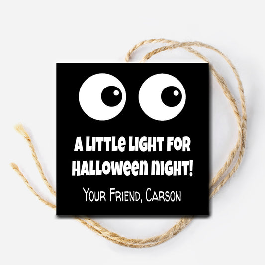 Halloween Light Gift Tag