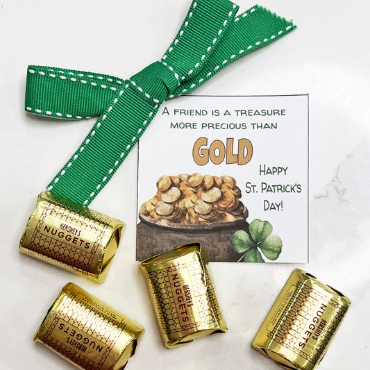 St. Patrick's Day Gold Instant Download Tag