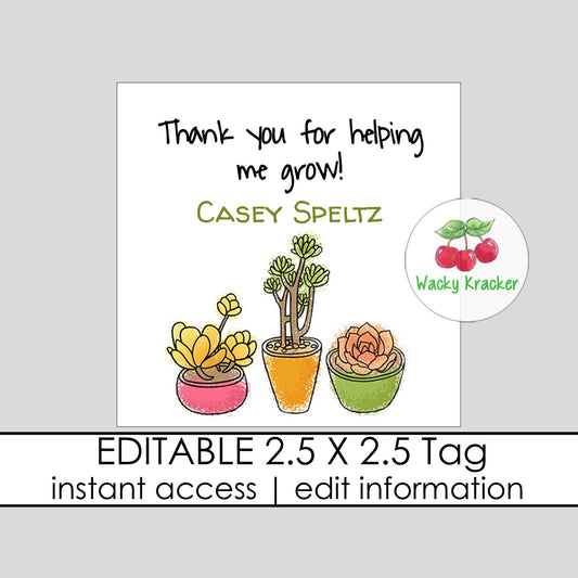 Grow Gift Tag