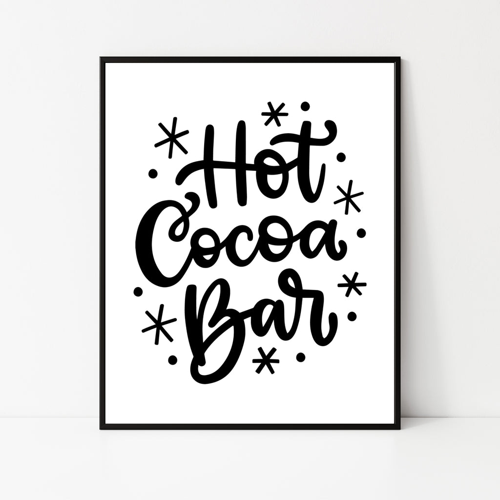 Hot Cocoa Bar Sign
