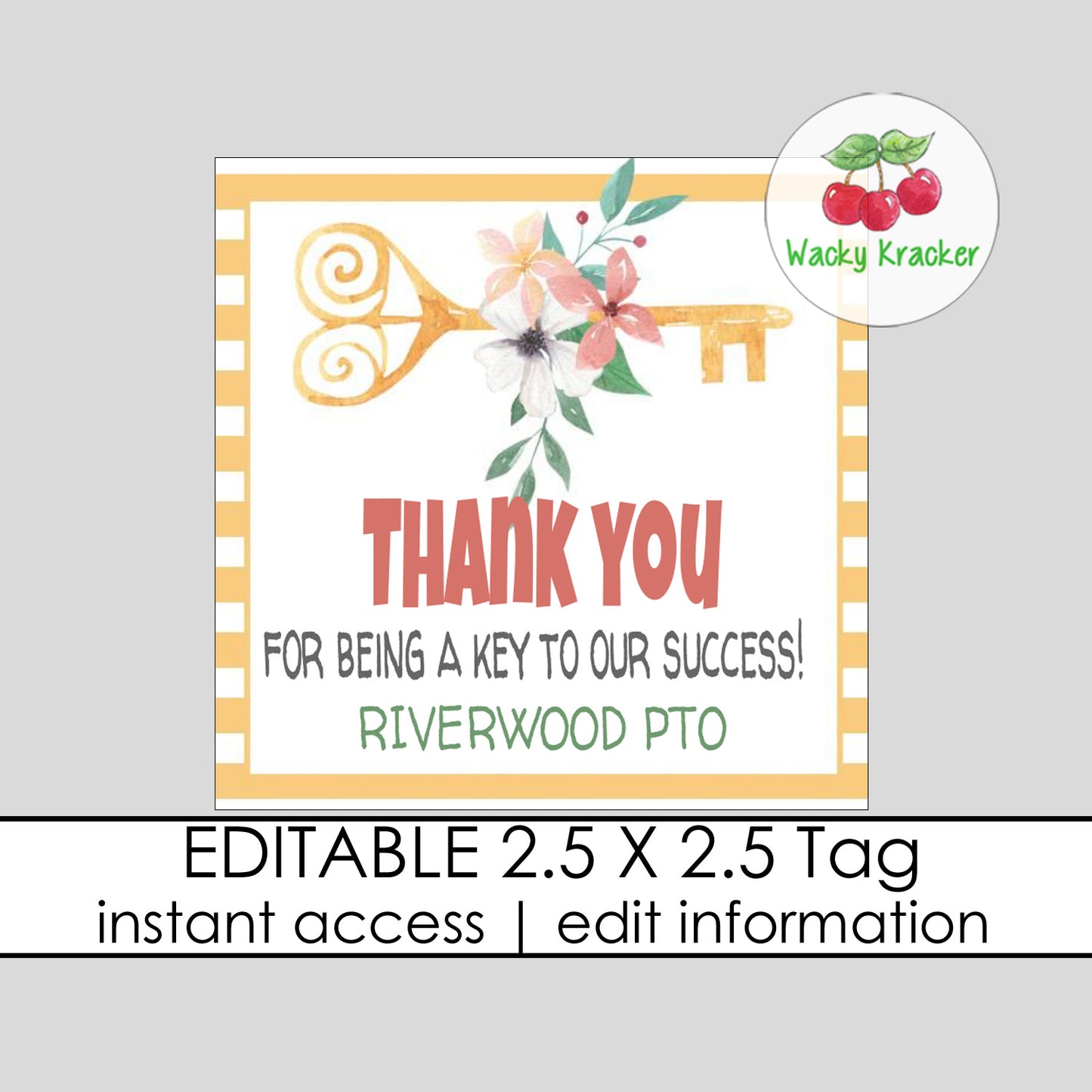 Key Gift Tag
