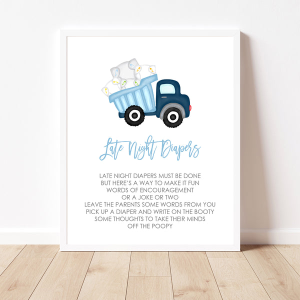 Late Night Diapers Sign