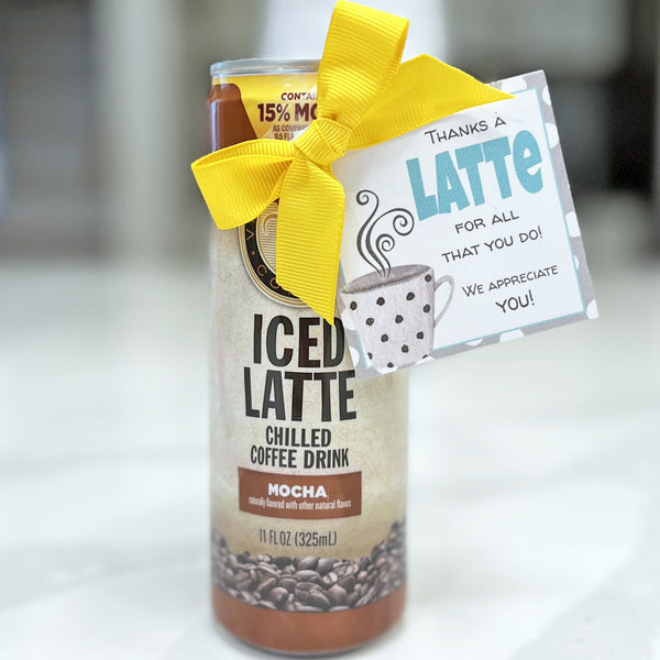 Latte Instant Download Tag