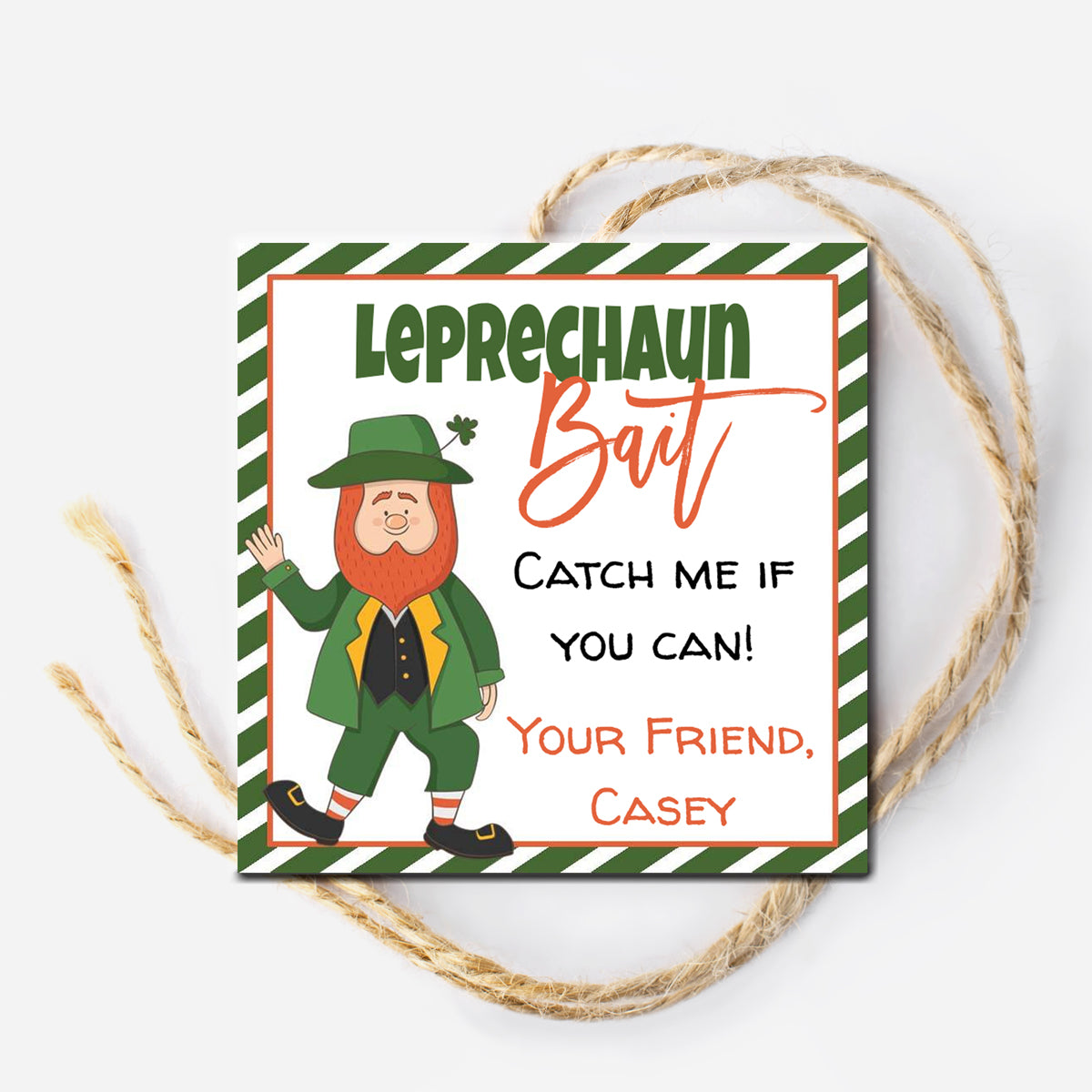 Leprechaun Bait Gift Tag