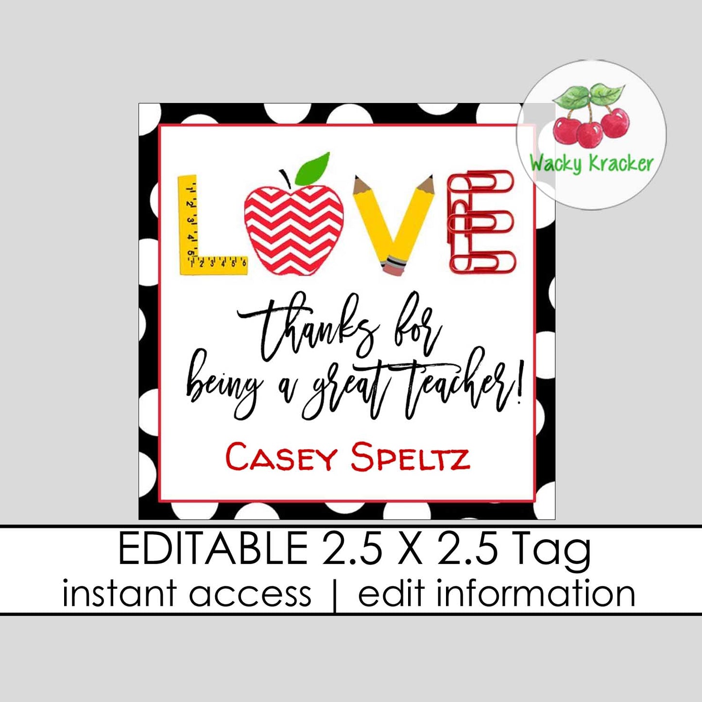 Love Gift Tag