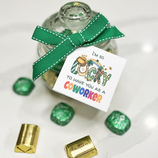St. Patrick's Coworker Instant Download Tag