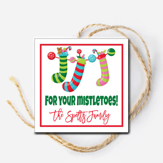 Mistletoes Gift Tag