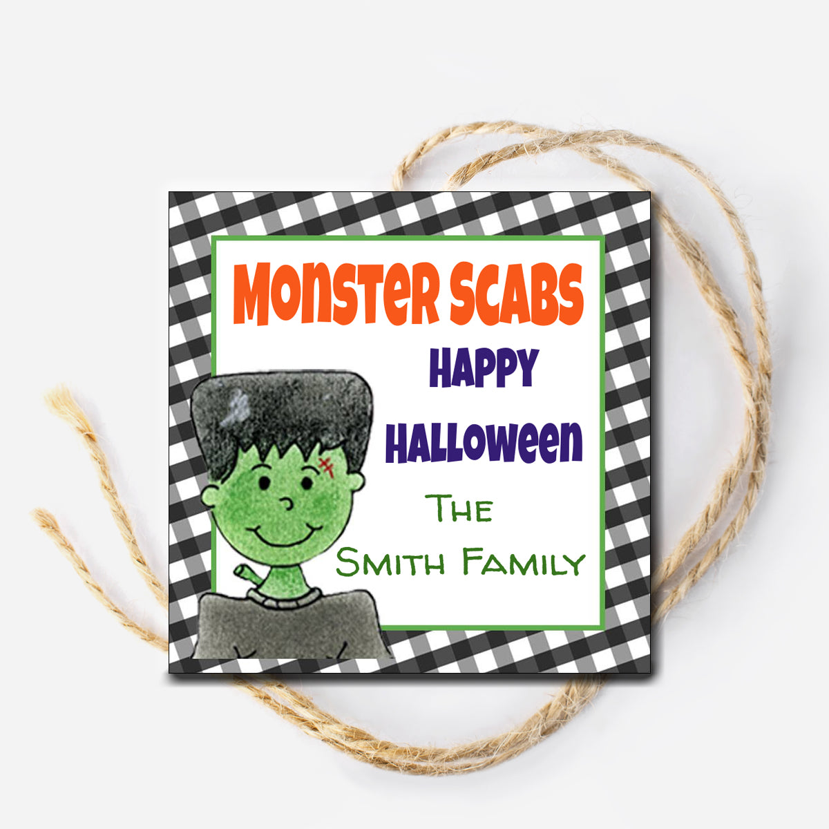 Monster Scabs Gift Tag